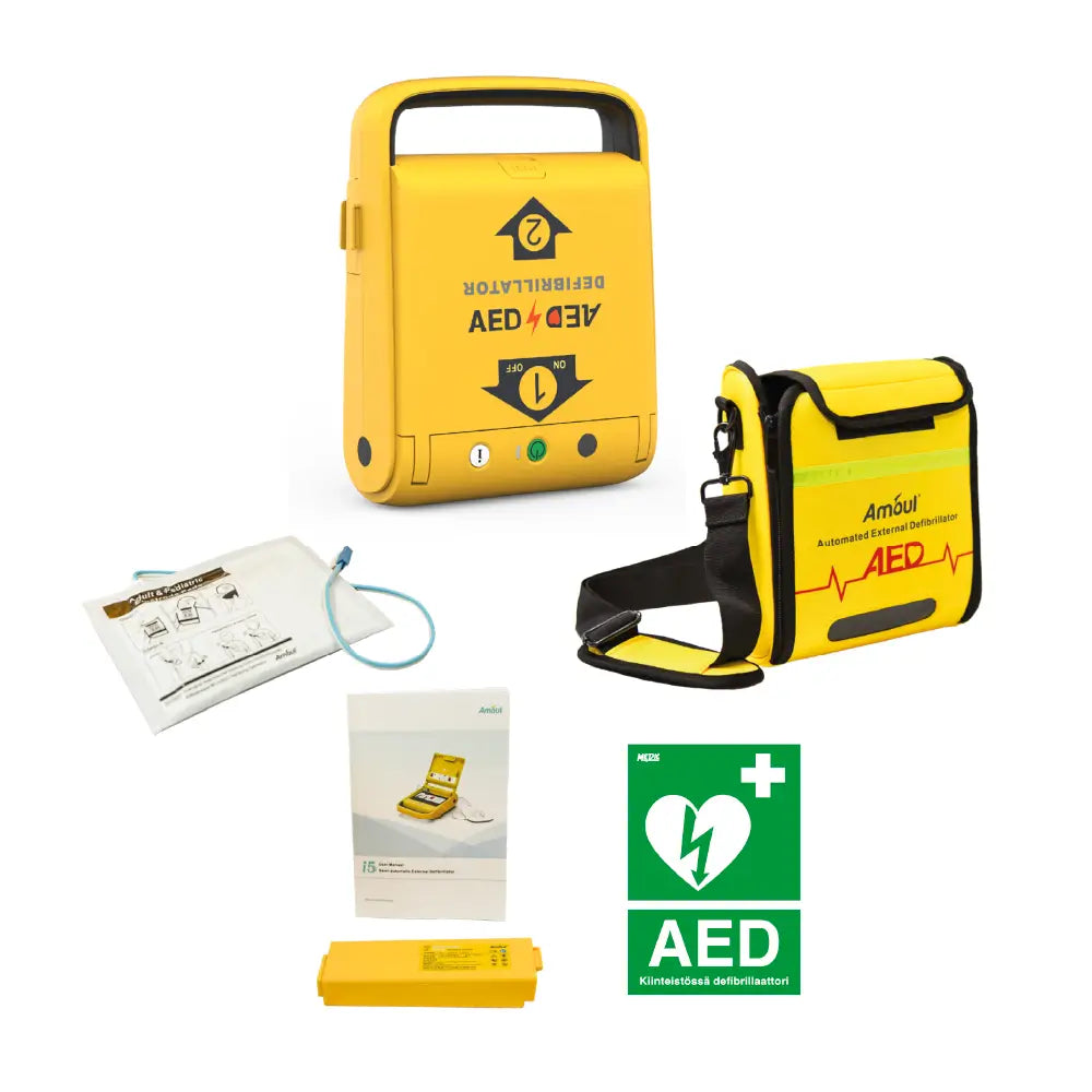 Defibrillaattori, sydäniskuri Amoul® i5