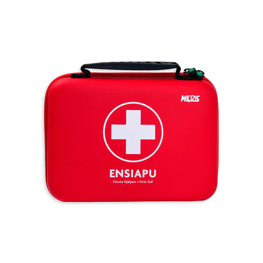 Ensiapupakkaus auto, mökki, vene